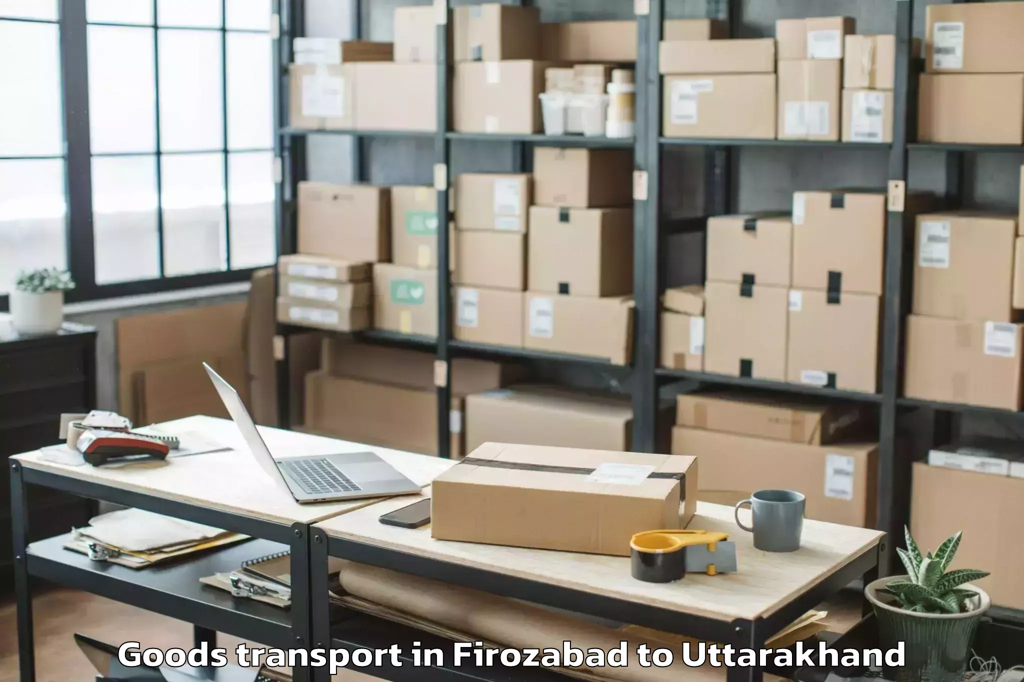 Top Firozabad to Munsiari Goods Transport Available